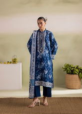 Bagheecha By Gul Ahmed Embroidered Lawn 3 Piece Unstitched Suit GA26BS D-CL-62421