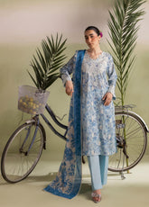 Bagheecha By Gul Ahmed Embroidered Lawn 3 Piece Unstitched Suit GA26BS D-CL-62447