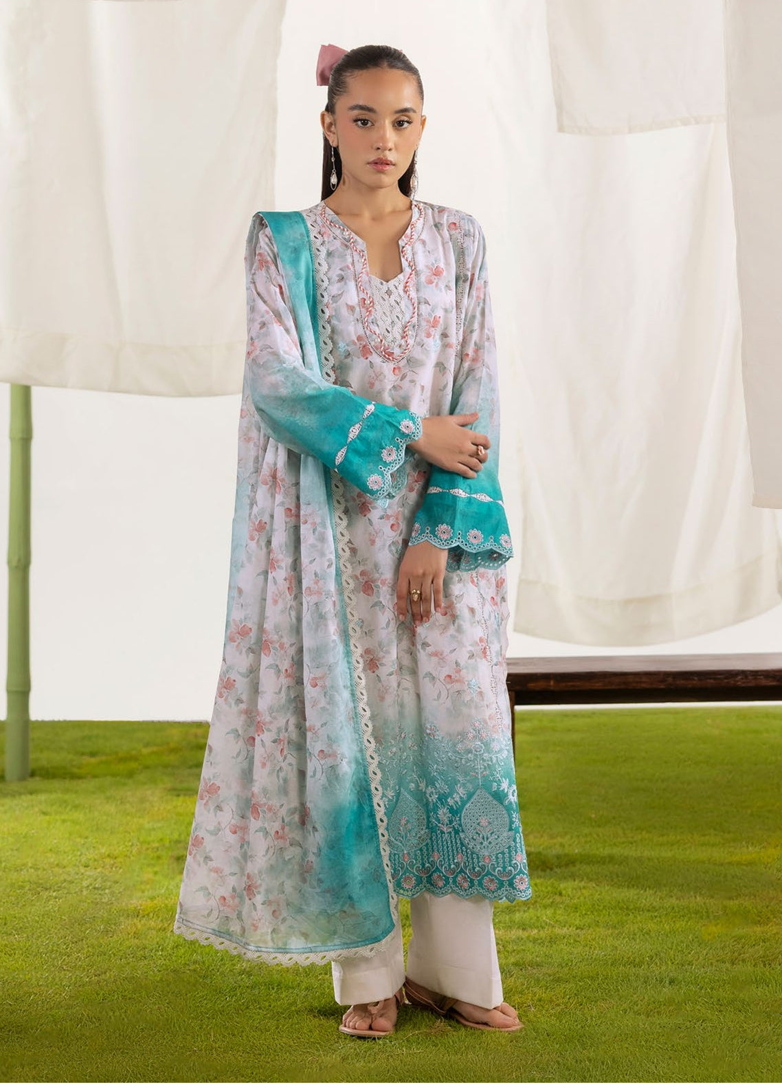 Bagheecha By Gul Ahmed Embroidered Lawn 3 Piece Unstitched Suit GA26BS D-CL-62452 Bagheecha By Gul Ahmed Embroidered Lawn 3 Piece Unstitched Suit GA26BS D-CL-62452