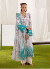 Bagheecha By Gul Ahmed Embroidered Lawn 3 Piece Unstitched Suit GA26BS D-CL-62452