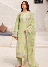 Bahar by Farasha Embroidered Lawn Suits Unstitched 3 Piece - FSH25B 06 TROPICAL ORCHID