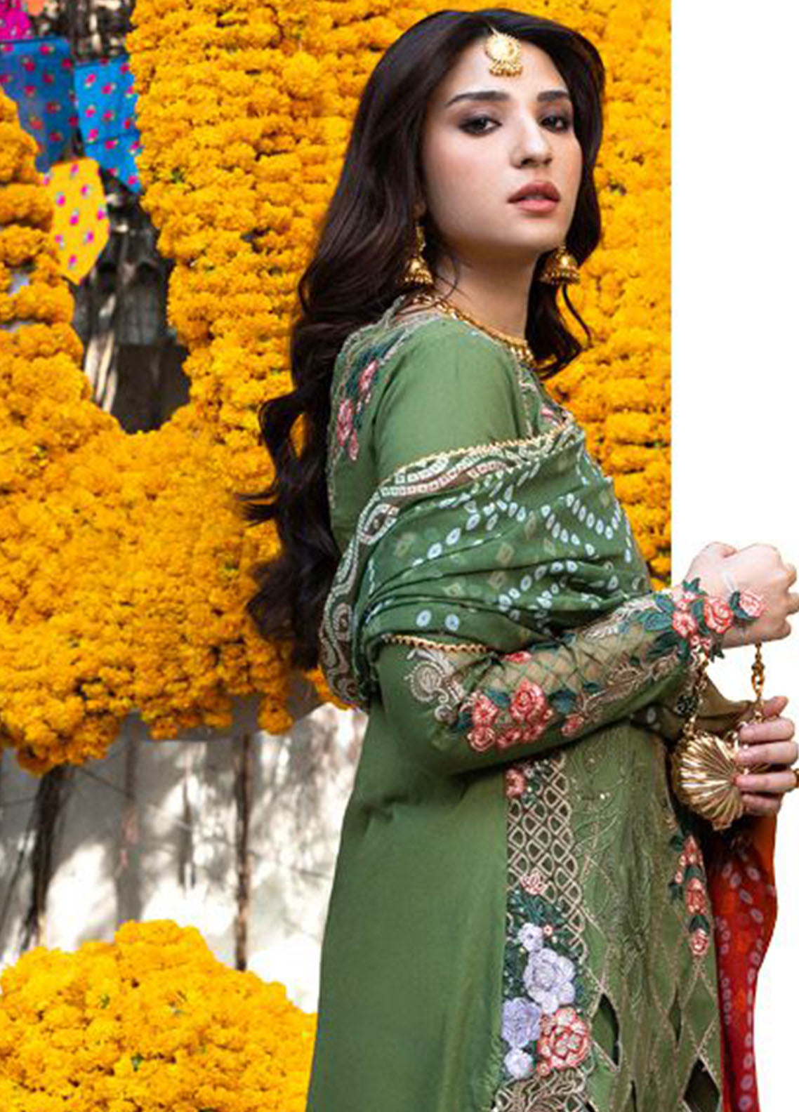 Bandhani By Al Zohaib Chikankari Lawn Suits Unstitched 3 Piece - AZ26BCL BTJ-26-01 Bandhani By Al Zohaib Chikankari Lawn Suits Unstitched 3 Piece - AZ26BCL BTJ-26-01