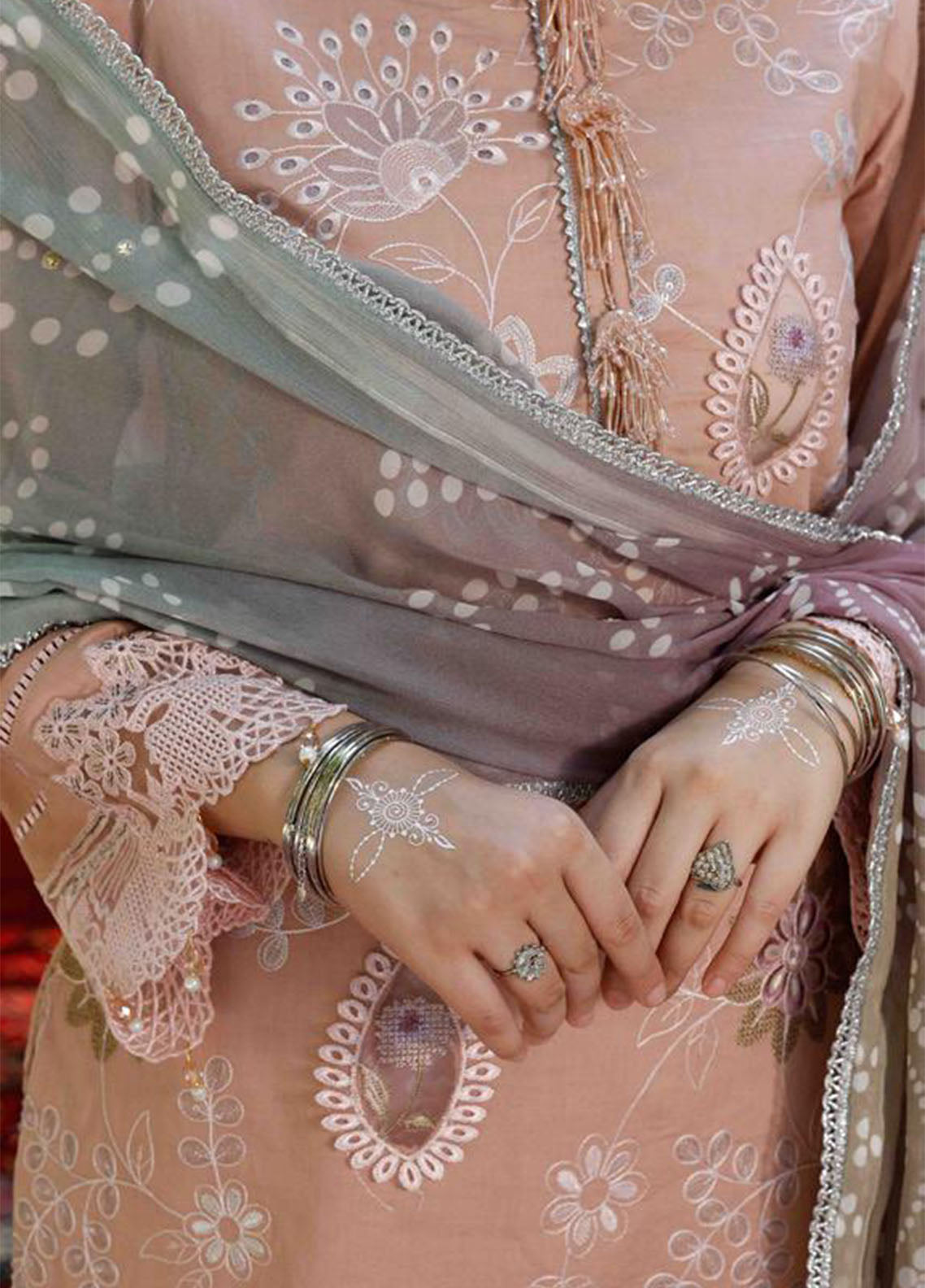 Bandhani By Al Zohaib Chikankari Lawn Suits Unstitched 3 Piece - AZ26BCL BTJ-26-02 Bandhani By Al Zohaib Chikankari Lawn Suits Unstitched 3 Piece - AZ26BCL BTJ-26-02