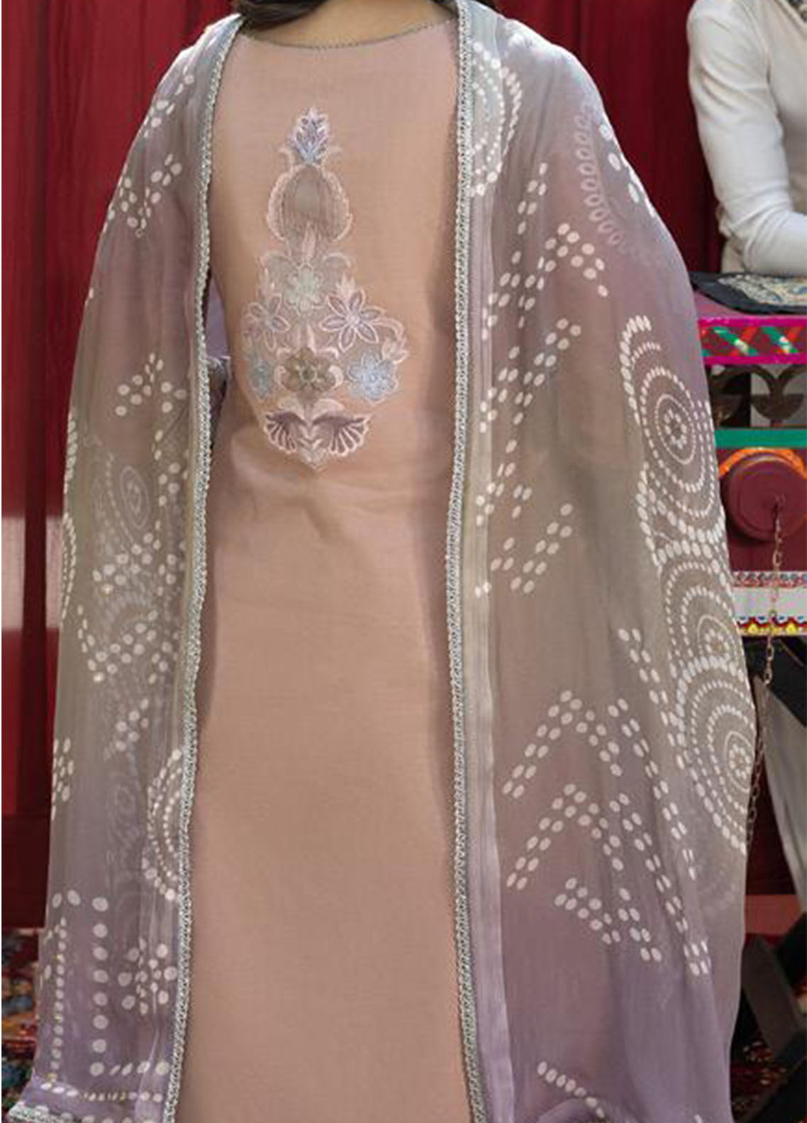 Bandhani By Al Zohaib Chikankari Lawn Suits Unstitched 3 Piece - AZ26BCL BTJ-26-02 Bandhani By Al Zohaib Chikankari Lawn Suits Unstitched 3 Piece - AZ26BCL BTJ-26-02