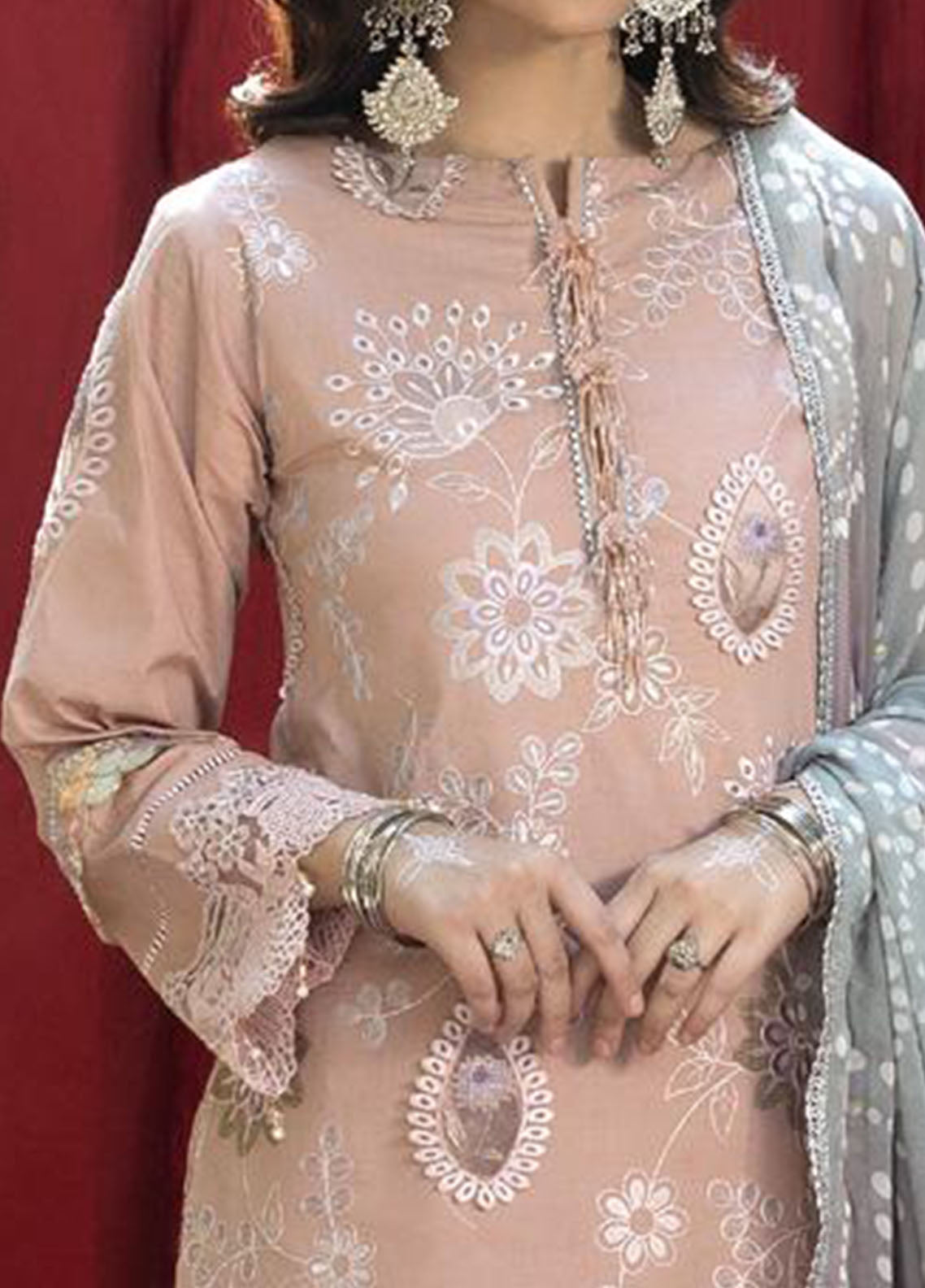 Bandhani By Al Zohaib Chikankari Lawn Suits Unstitched 3 Piece - AZ26BCL BTJ-26-02 Bandhani By Al Zohaib Chikankari Lawn Suits Unstitched 3 Piece - AZ26BCL BTJ-26-02