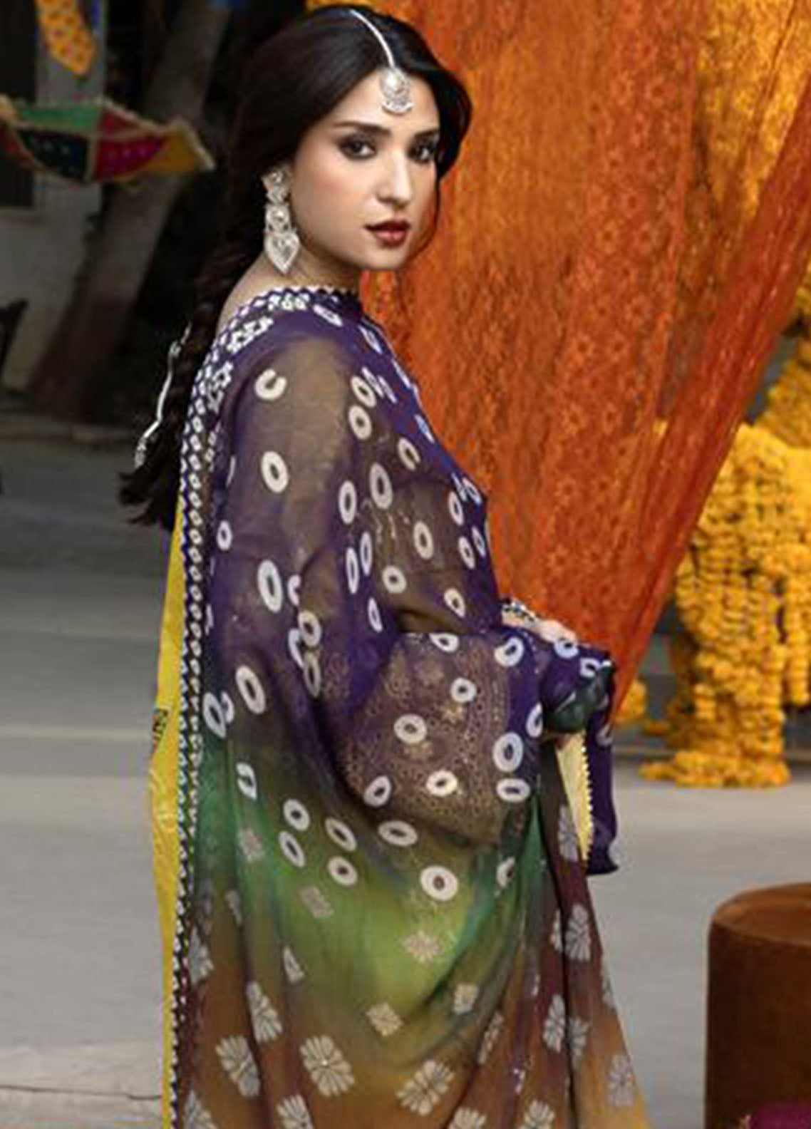 Bandhani By Al Zohaib Chikankari Lawn Suits Unstitched 3 Piece - AZ26BCL BTJ-26-03 Bandhani By Al Zohaib Chikankari Lawn Suits Unstitched 3 Piece - AZ26BCL BTJ-26-03