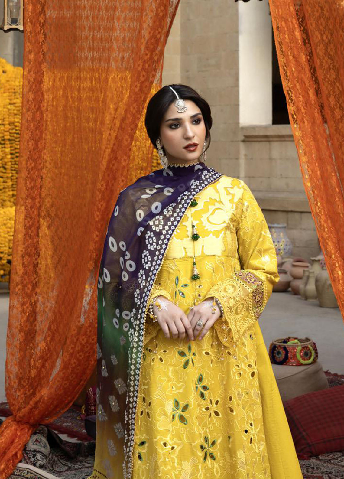 Bandhani By Al Zohaib Chikankari Lawn Suits Unstitched 3 Piece - AZ26BCL BTJ-26-04 Bandhani By Al Zohaib Chikankari Lawn Suits Unstitched 3 Piece - AZ26BCL BTJ-26-04