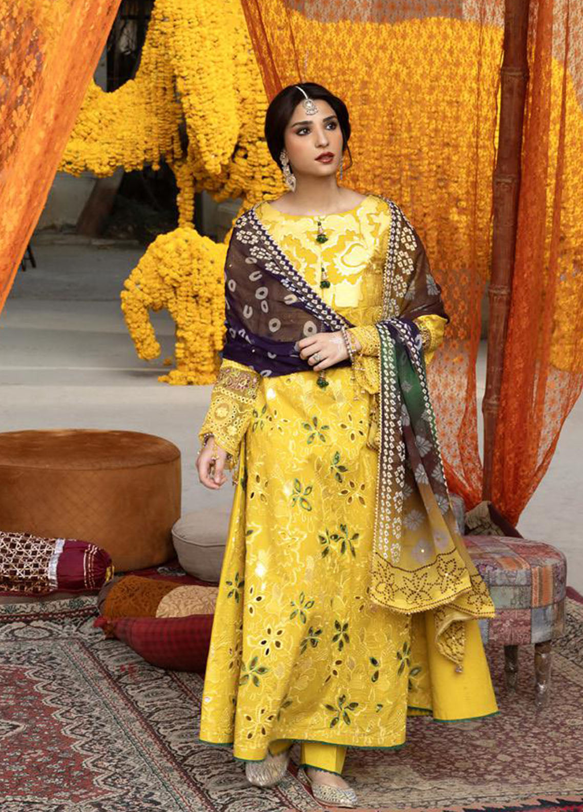 Bandhani By Al Zohaib Chikankari Lawn Suits Unstitched 3 Piece - AZ26BCL BTJ-26-04 Bandhani By Al Zohaib Chikankari Lawn Suits Unstitched 3 Piece - AZ26BCL BTJ-26-04