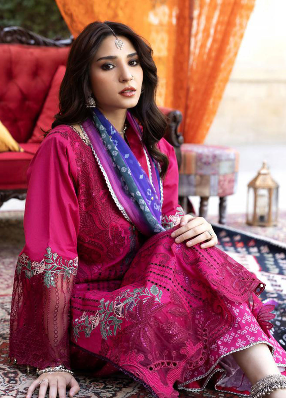 Bandhani By Al Zohaib Chikankari Lawn Suits Unstitched 3 Piece - AZ26BCL BTJ-26-05 Bandhani By Al Zohaib Chikankari Lawn Suits Unstitched 3 Piece - AZ26BCL BTJ-26-05