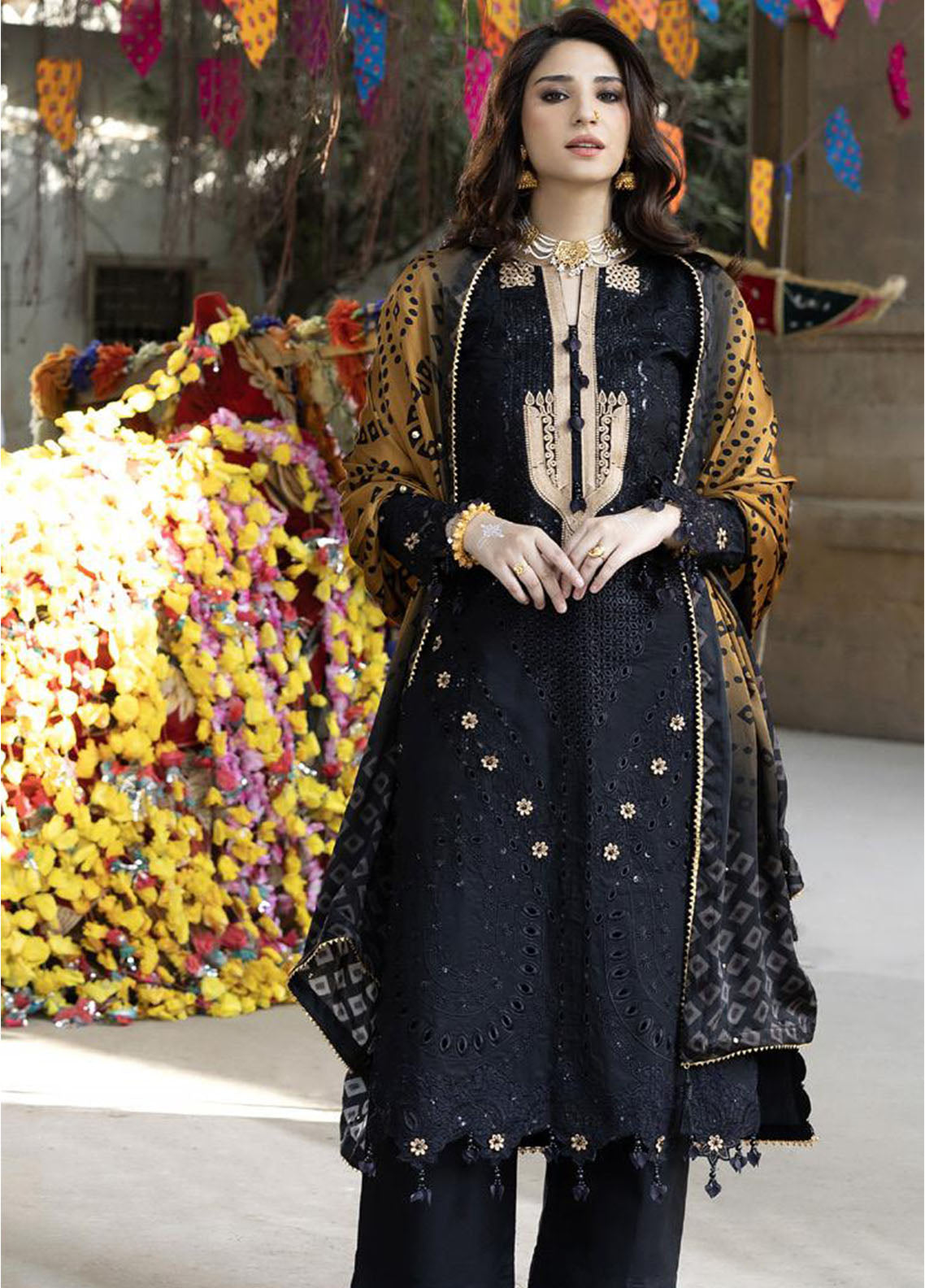 Bandhani By Al Zohaib Chikankari Lawn Suits Unstitched 3 Piece - AZ26BCL BTJ-26-06 Bandhani By Al Zohaib Chikankari Lawn Suits Unstitched 3 Piece - AZ26BCL BTJ-26-06