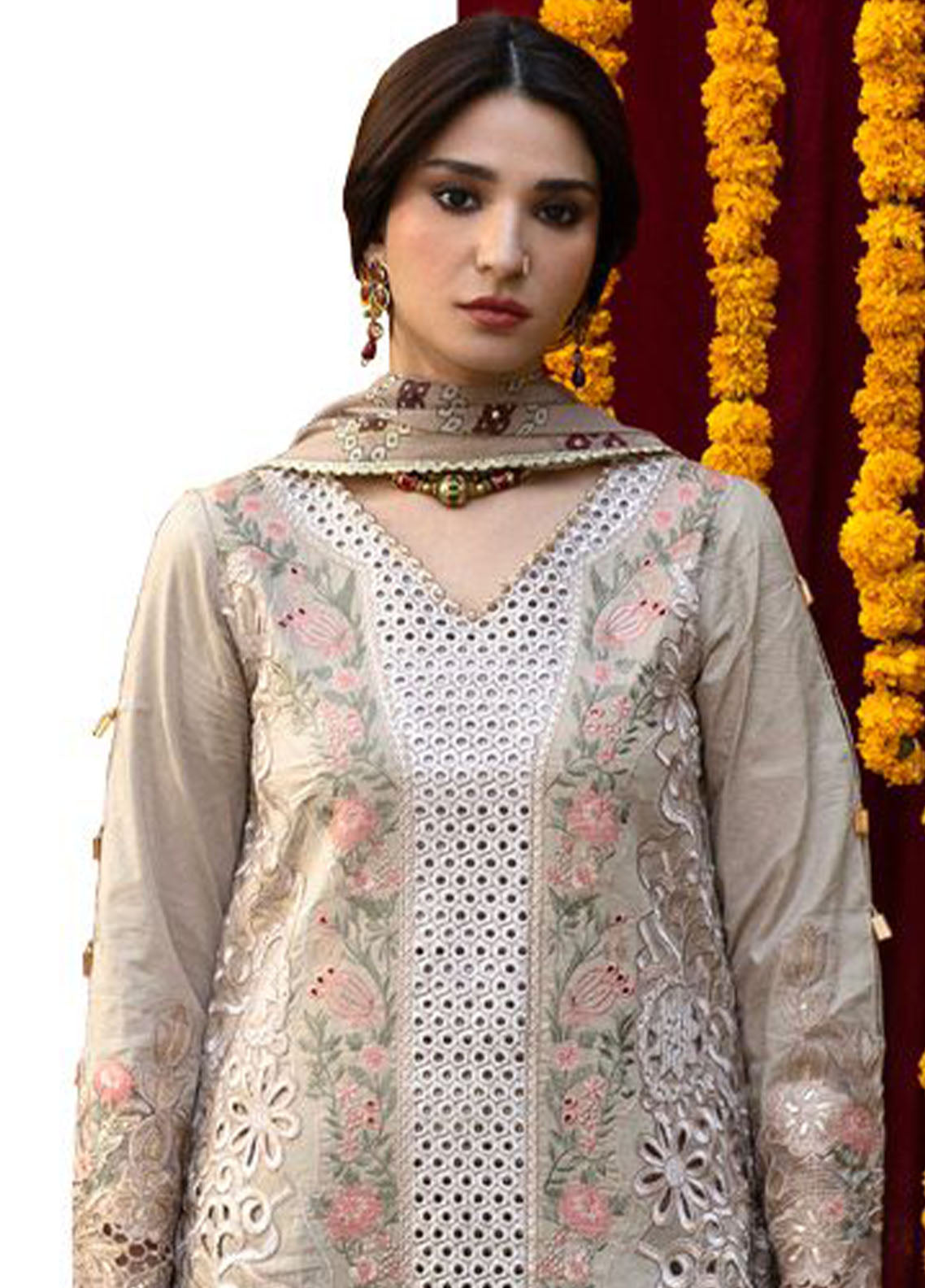 Bandhani By Al Zohaib Chikankari Lawn Suits Unstitched 3 Piece - AZ26BCL BTJ-26-07 Bandhani By Al Zohaib Chikankari Lawn Suits Unstitched 3 Piece - AZ26BCL BTJ-26-07