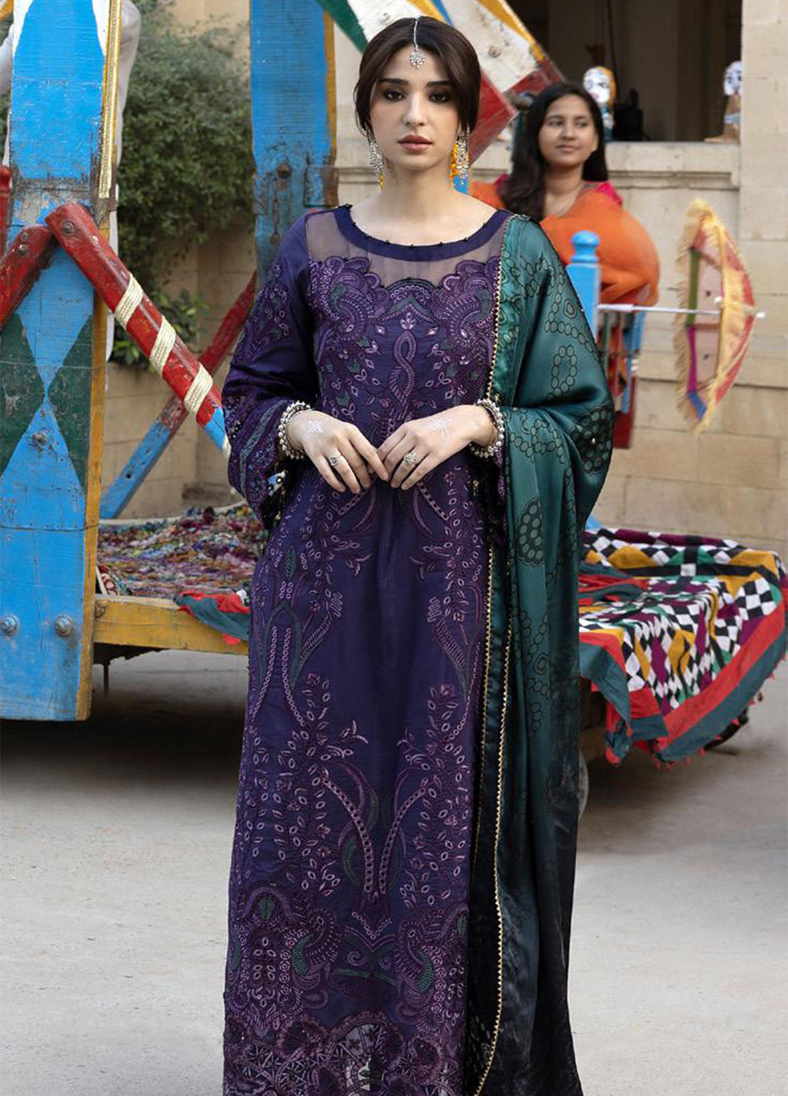 Bandhani By Al Zohaib Chikankari Lawn Suits Unstitched 3 Piece - AZ26BCL BTJ-26-08 Bandhani By Al Zohaib Chikankari Lawn Suits Unstitched 3 Piece - AZ26BCL BTJ-26-08
