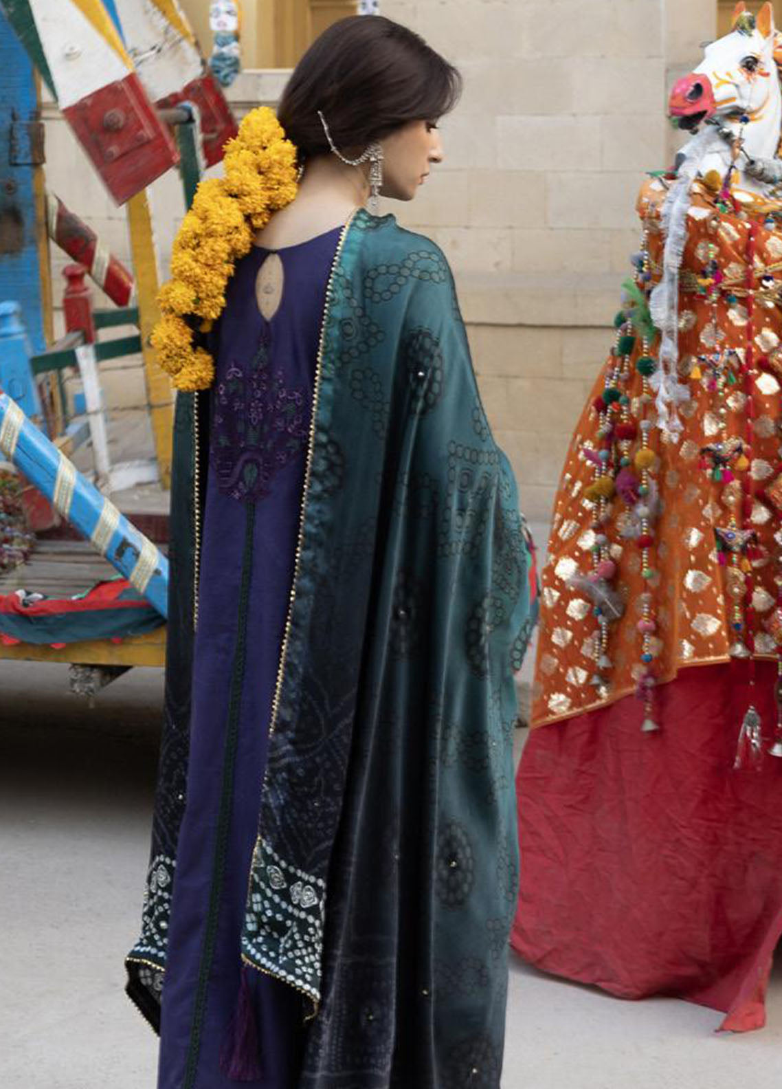 Bandhani By Al Zohaib Chikankari Lawn Suits Unstitched 3 Piece - AZ26BCL BTJ-26-08 Bandhani By Al Zohaib Chikankari Lawn Suits Unstitched 3 Piece - AZ26BCL BTJ-26-08
