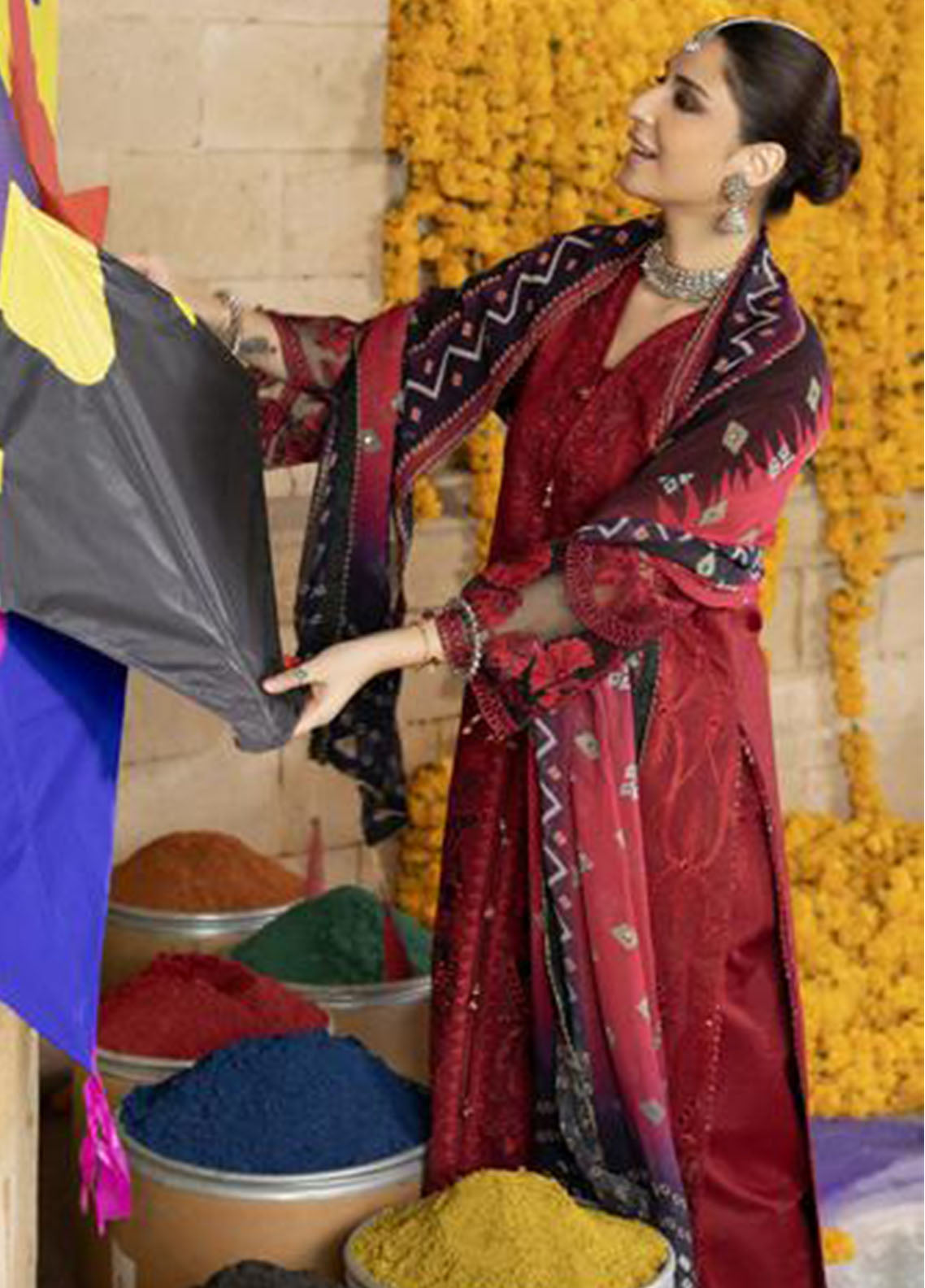 Bandhani By Al Zohaib Chikankari Lawn Suits Unstitched 3 Piece - AZ26BCL BTJ-26-09 Bandhani By Al Zohaib Chikankari Lawn Suits Unstitched 3 Piece - AZ26BCL BTJ-26-09