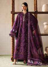 Baroque Embroidered Lawn 3 Piece Unstitched Suit BQ26EL D-02