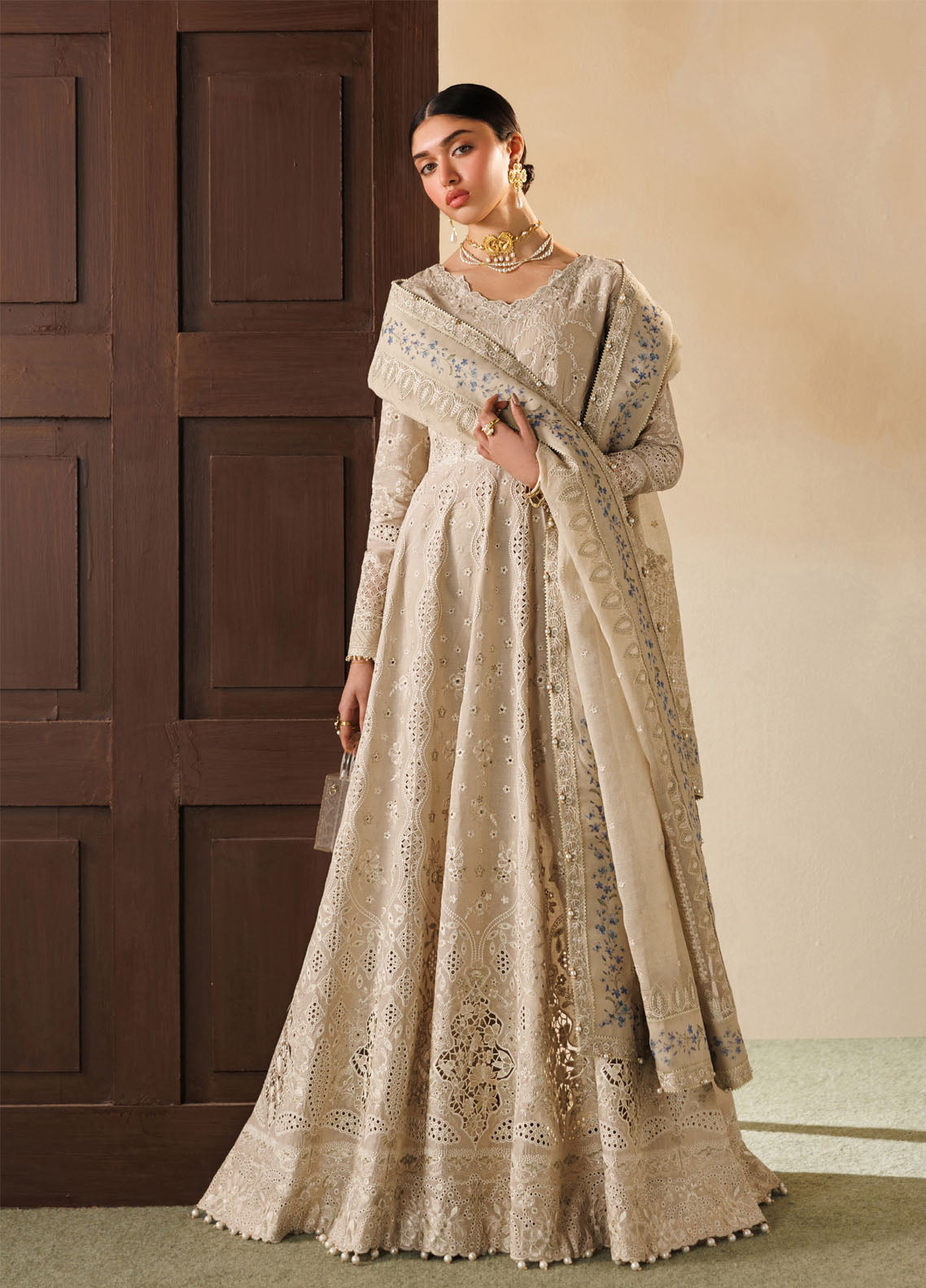 Baroque Embroidered Lawn 3 Piece Unstitched Suit BQ26EL D-03 Baroque Embroidered Lawn 3 Piece Unstitched Suit BQ26EL D-03