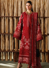 Baroque Embroidered Lawn 3 Piece Unstitched Suit BQ26EL D-05