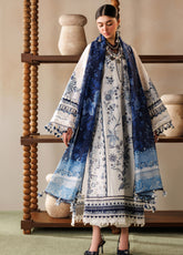 Baroque Embroidered Lawn 3 Piece Unstitched Suit BQ26EL D-06