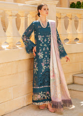 Baroque Embroidered Swiss Lawn Unstitched 3 Piece Suit - BQ24FL 02