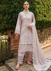 Baroque Embroidered Swiss Lawn Unstitched 3 Piece Suit - BQ24FL 03