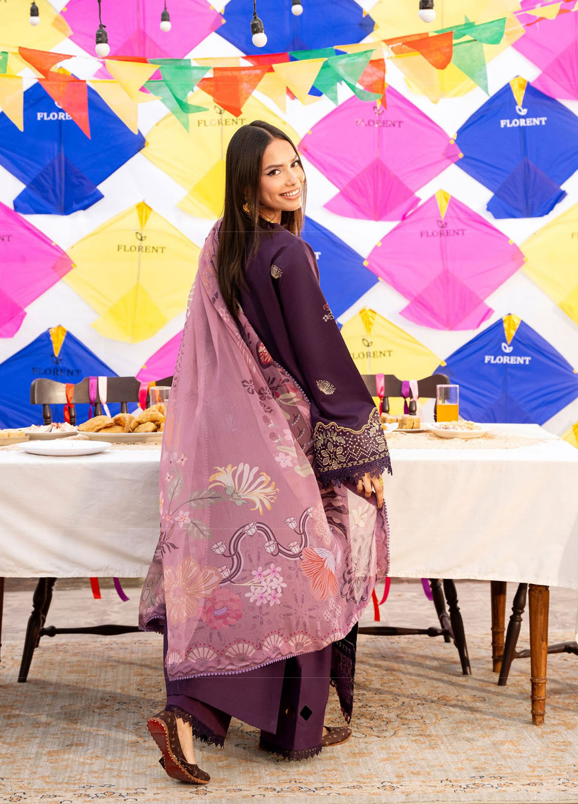 Basant By Florent Embroidered Lawn 3 Piece Unstitched Suit FL26BS FBC-1A Basant By Florent Embroidered Lawn 3 Piece Unstitched Suit FL26BS FBC-1A