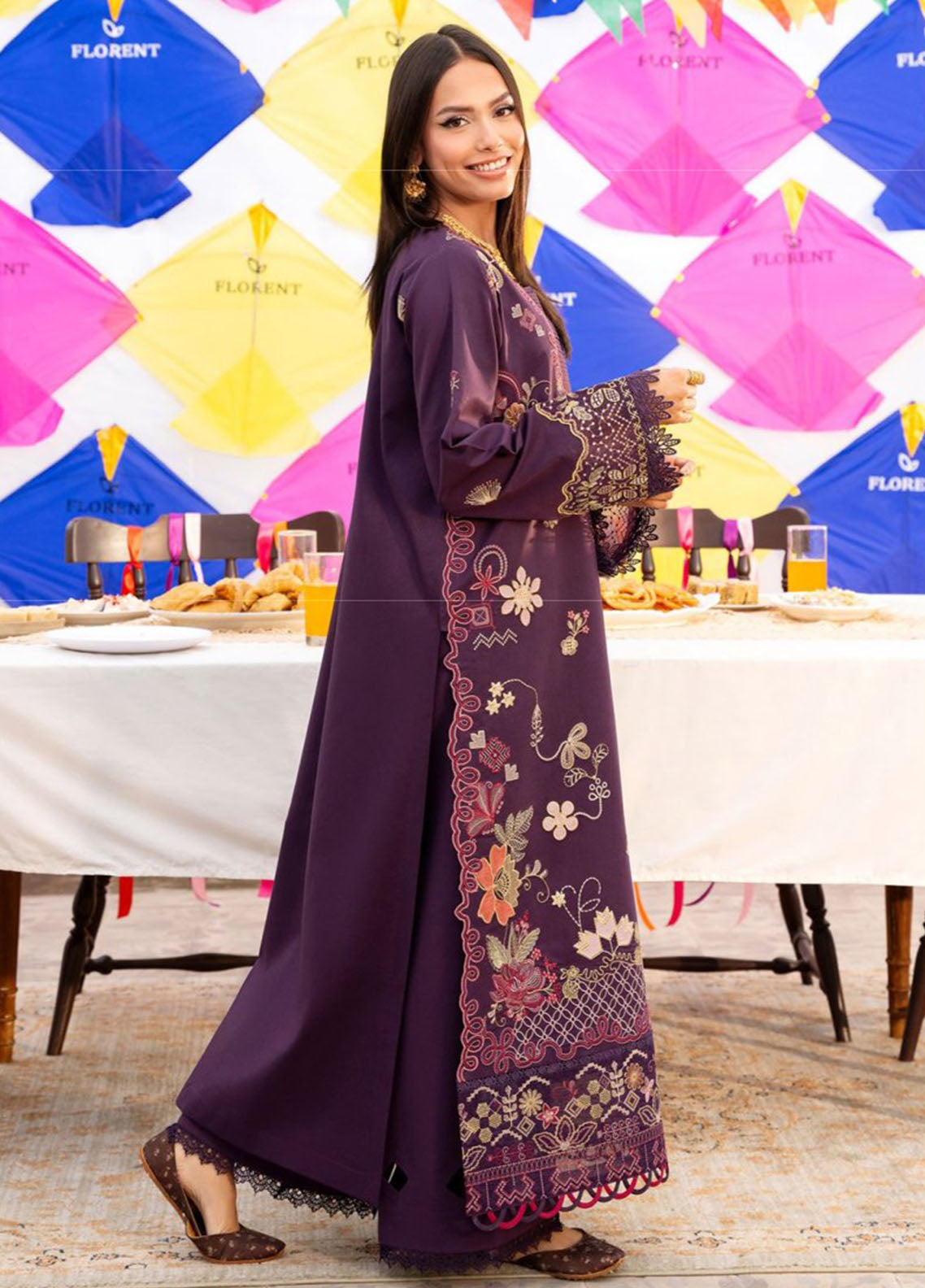 Basant By Florent Embroidered Lawn 3 Piece Unstitched Suit FL26BS FBC-1A Basant By Florent Embroidered Lawn 3 Piece Unstitched Suit FL26BS FBC-1A
