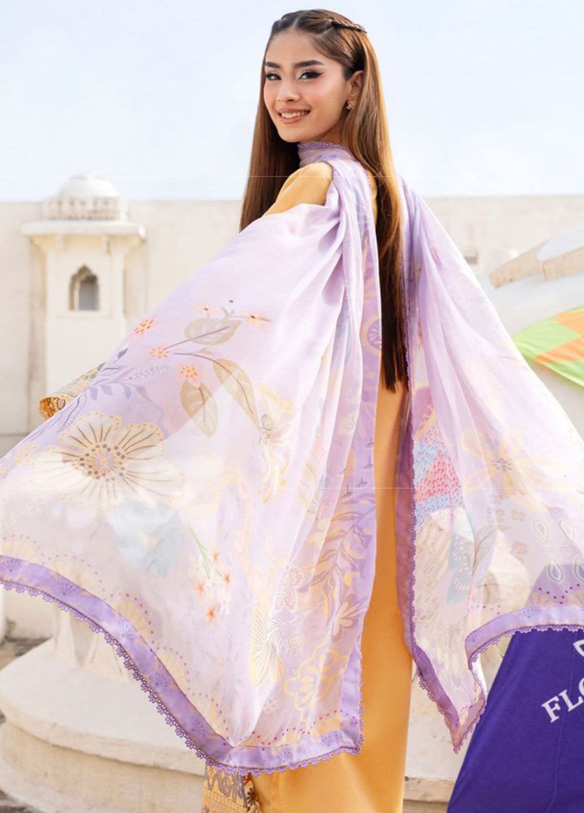 Basant By Florent Embroidered Lawn 3 Piece Unstitched Suit FL26BS FBC-1B Basant By Florent Embroidered Lawn 3 Piece Unstitched Suit FL26BS FBC-1B