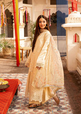 Basant By Florent Embroidered Lawn 3 Piece Unstitched Suit FL26BS FBC-2A