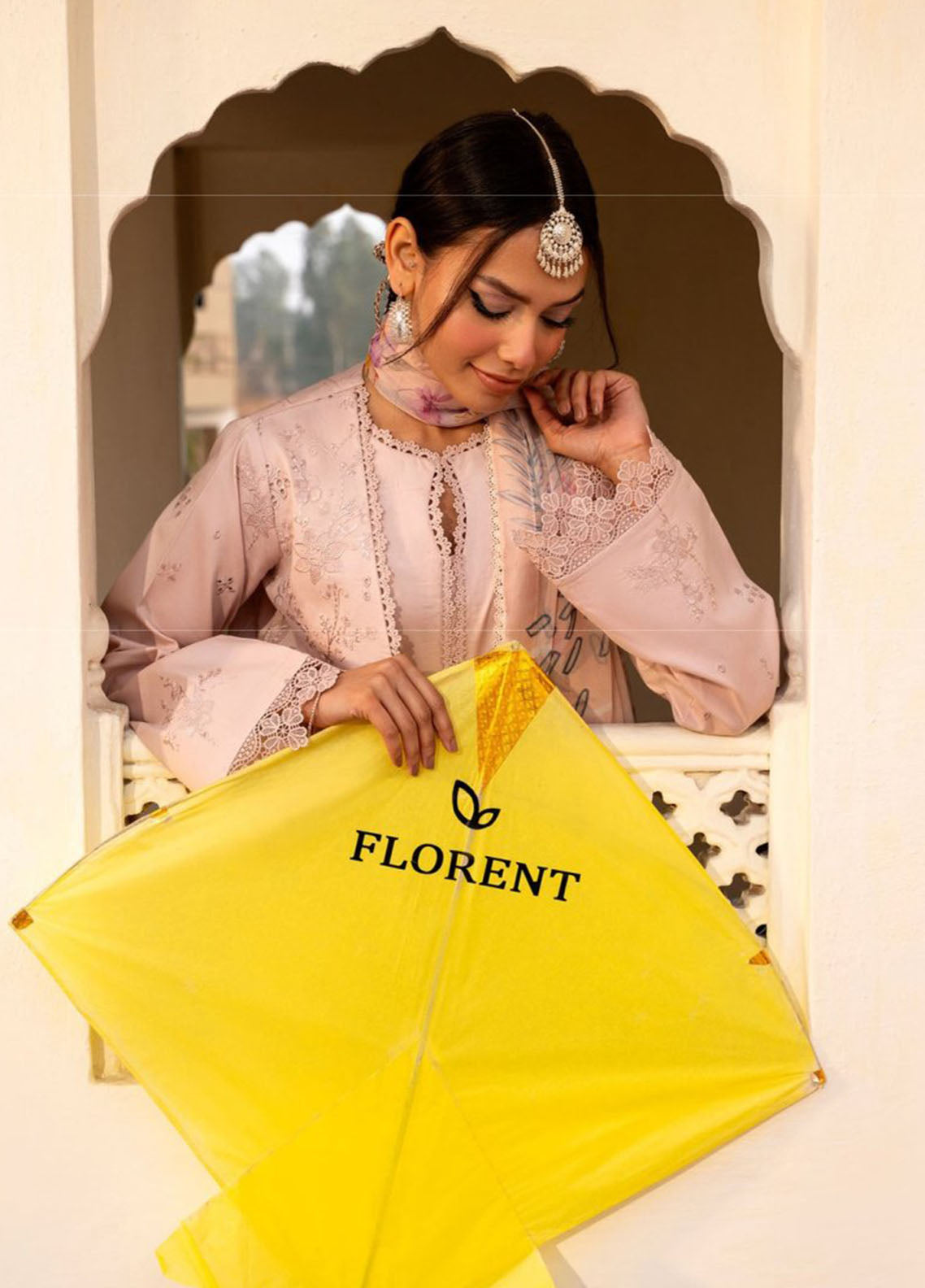 Basant By Florent Embroidered Lawn 3 Piece Unstitched Suit FL26BS FBC-4A Basant By Florent Embroidered Lawn 3 Piece Unstitched Suit FL26BS FBC-4A