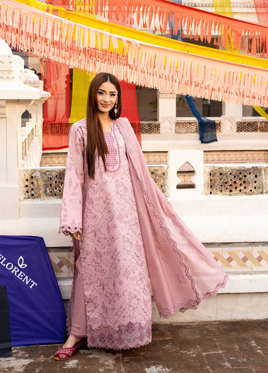 Basant By Florent Embroidered Lawn 3 Piece Unstitched Suit FL26BS FBC-6A Basant By Florent Embroidered Lawn 3 Piece Unstitched Suit FL26BS FBC-6A