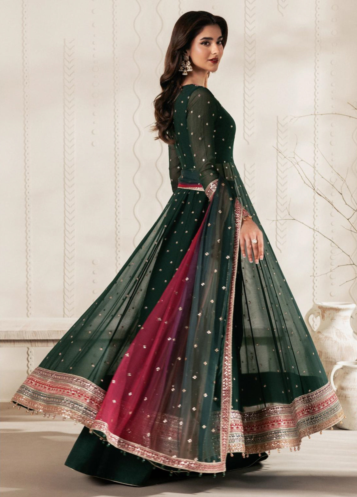 Bayaan By Zarif Embroidered Chiffon 3 Piece Unstitched Suit ZF26BCE D-01 ALVA Bayaan By Zarif Embroidered Chiffon 3 Piece Unstitched Suit ZF26BCE D-01 ALVA