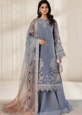 Bayaan By Zarif Embroidered Chiffon 3 Piece Unstitched Suit ZF26BCE D-05 NILMAH