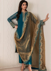 Bayaan By Zarif Embroidered Chiffon 3 Piece Unstitched Suit ZF26BCE D-06 JHEEL