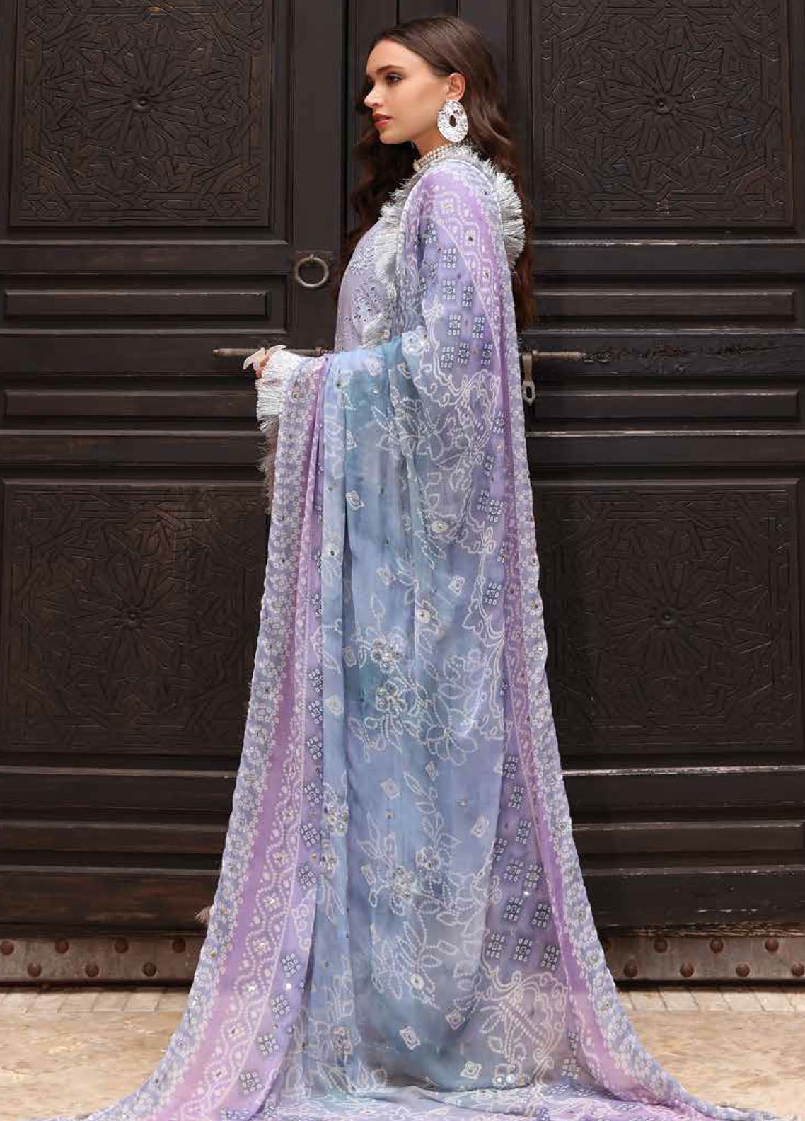 Bazaar by Nureh Embroidered Lawn Suits Unstitched 3 Piece - NU25BL NE-108 Bazaar by Nureh Embroidered Lawn Suits Unstitched 3 Piece - NU25BL NE-108