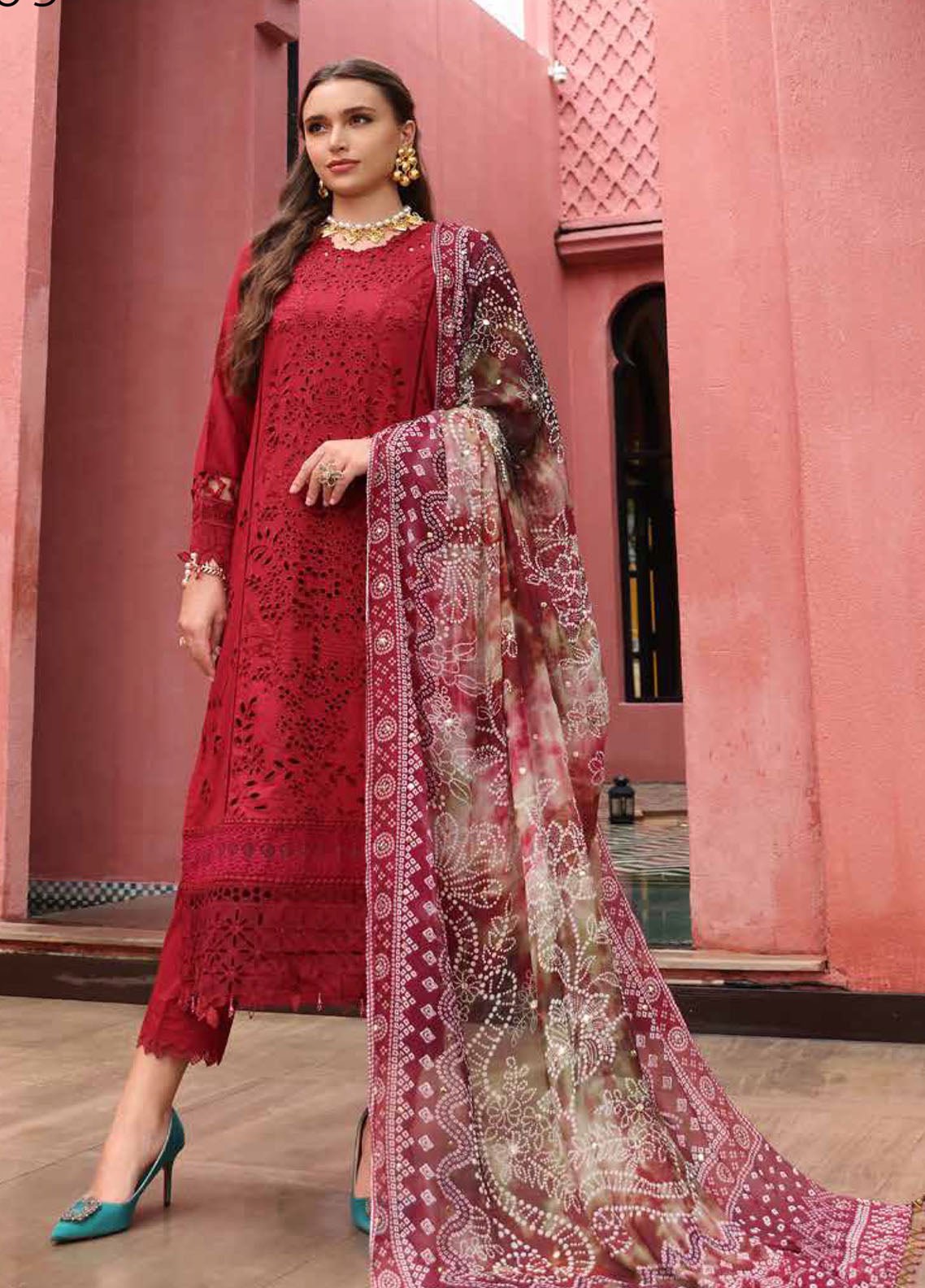 Bazaar by Nureh Embroidered Lawn Suits Unstitched 3 Piece - NU25BL NE-109 Bazaar by Nureh Embroidered Lawn Suits Unstitched 3 Piece - NU25BL NE-109
