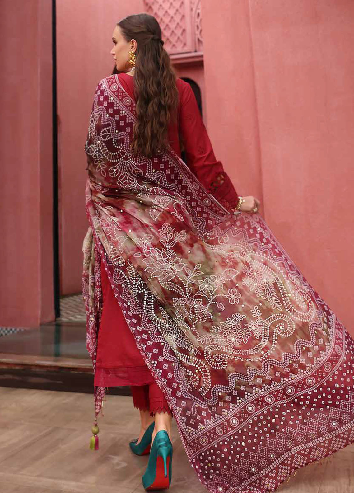 Bazaar by Nureh Embroidered Lawn Suits Unstitched 3 Piece - NU25BL NE-109 Bazaar by Nureh Embroidered Lawn Suits Unstitched 3 Piece - NU25BL NE-109