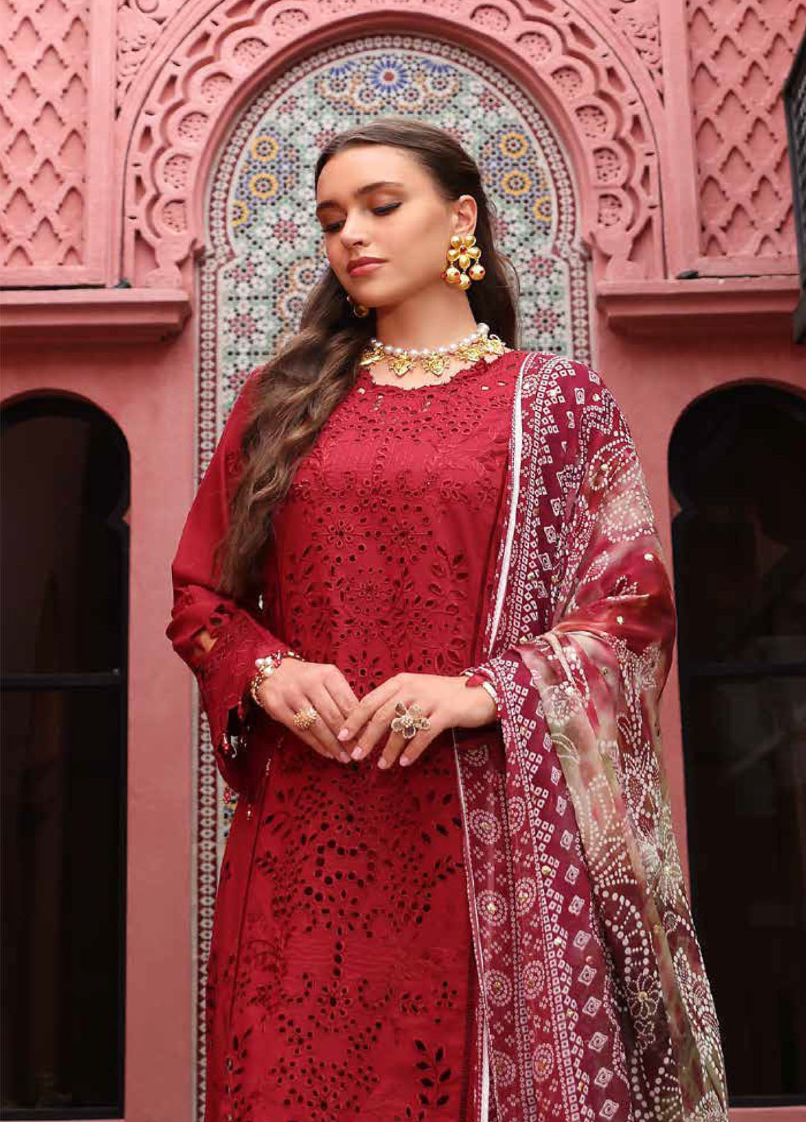 Bazaar by Nureh Embroidered Lawn Suits Unstitched 3 Piece - NU25BL NE-109 Bazaar by Nureh Embroidered Lawn Suits Unstitched 3 Piece - NU25BL NE-109