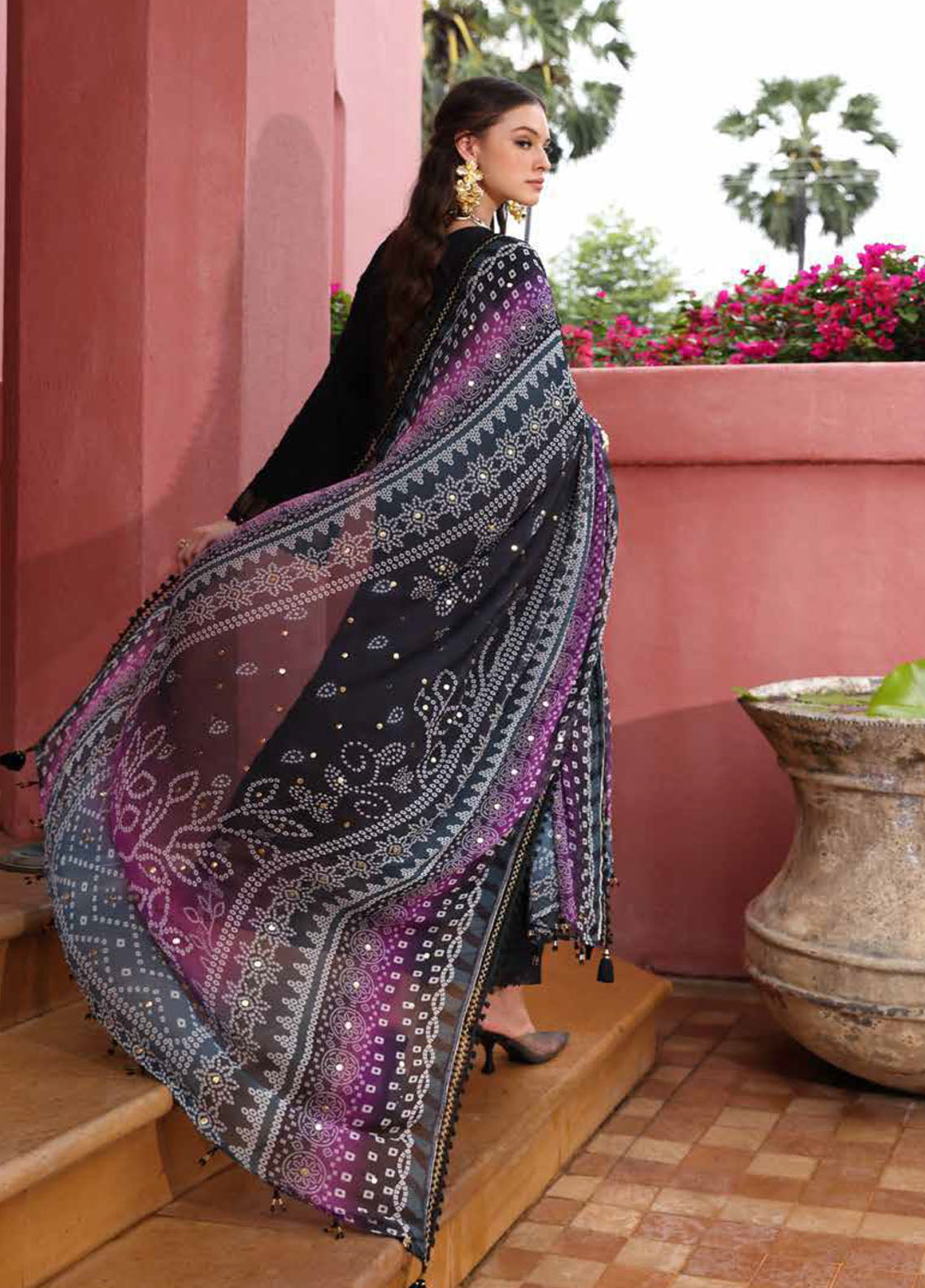Bazaar by Nureh Embroidered Lawn Suits Unstitched 3 Piece - NU25BL NE-110 Bazaar by Nureh Embroidered Lawn Suits Unstitched 3 Piece - NU25BL NE-110