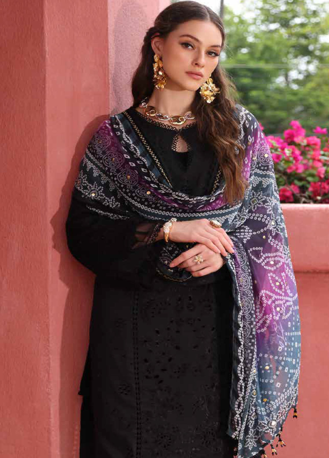 Bazaar by Nureh Embroidered Lawn Suits Unstitched 3 Piece - NU25BL NE-110 Bazaar by Nureh Embroidered Lawn Suits Unstitched 3 Piece - NU25BL NE-110