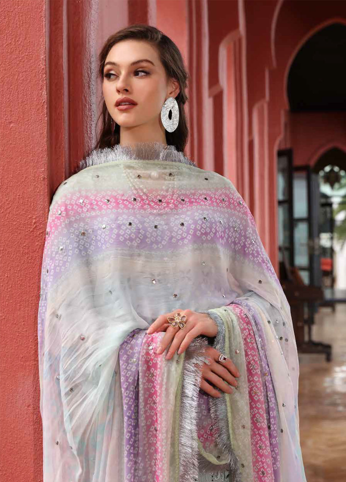 Bazaar by Nureh Embroidered Lawn Suits Unstitched 3 Piece - NU25BL NE-111 Bazaar by Nureh Embroidered Lawn Suits Unstitched 3 Piece - NU25BL NE-111