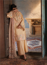 Before Sunset By Casual Lite Premium Embroidered Cotton Lawn 3 Piece Stitched Suit CL26BSS D-01 GOLDEN BLOSSOM
