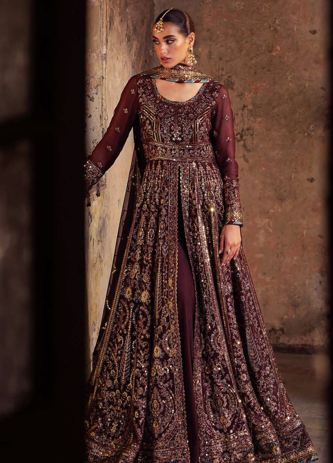 Bekhudi by Asim Jofa Embroidered Chiffon Suits Unstitched 3 Piece - AJ24BK AJKB-08 Bekhudi by Asim Jofa Embroidered Chiffon Suits Unstitched 3 Piece - AJ24BK AJKB-08
