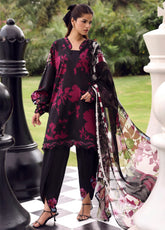 Belladore By Elaf Printed Lawn 3 Piece Unstitched Suit EF26BPC D-EPA-4A SCARLET