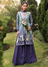 Belladore By Elaf Printed Lawn 3 Piece Unstitched Suit EF26BPC D-EPA-5A ECLAIR