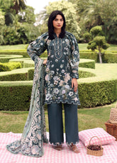 Belladore By Elaf Printed Lawn 3 Piece Unstitched Suit EF26BPC D-EPA-6B HEATHER