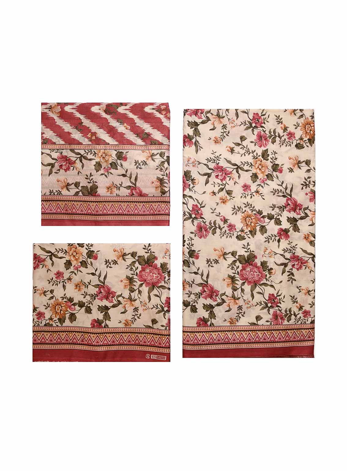 Bin Saeed Digital Printed Cotton Suits Unstitched 3 Piece - BS25C ALL02 Bin Saeed Digital Printed Cotton Suits Unstitched 3 Piece - BS25C ALL02