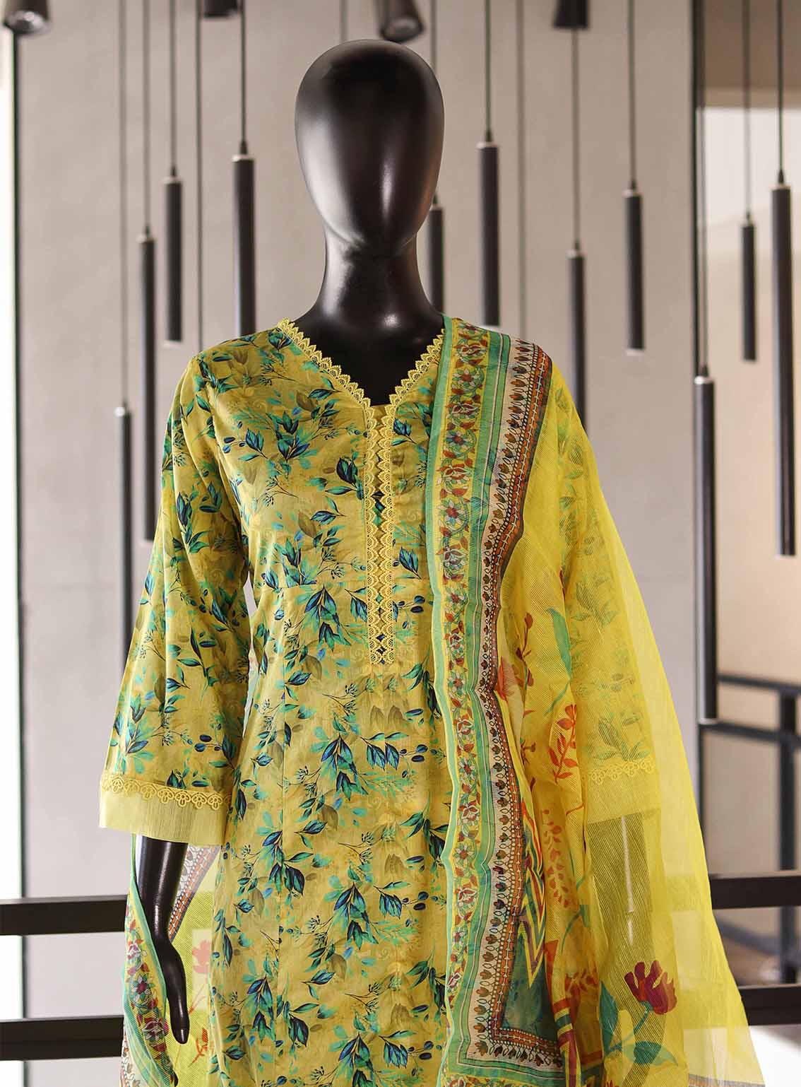 Bin Saeed Digital Printed Lawn Suits Stitched 3 Piece - BS25DPL FRK01 Bin Saeed Digital Printed Lawn Suits Stitched 3 Piece - BS25DPL FRK01