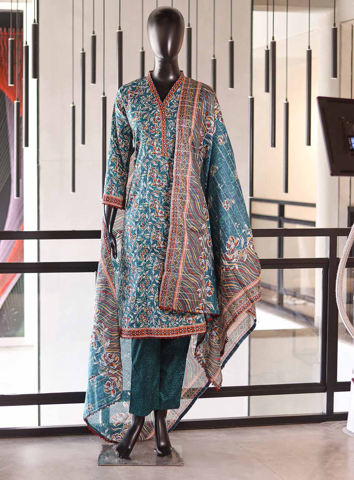 Bin Saeed Digital Printed Lawn Suits Stitched 3 Piece - BS25DPL RF03 Bin Saeed Digital Printed Lawn Suits Stitched 3 Piece - BS25DPL RF03