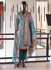 Bin Saeed Digital Printed Lawn Suits Stitched 3 Piece - BS25DPL RF03