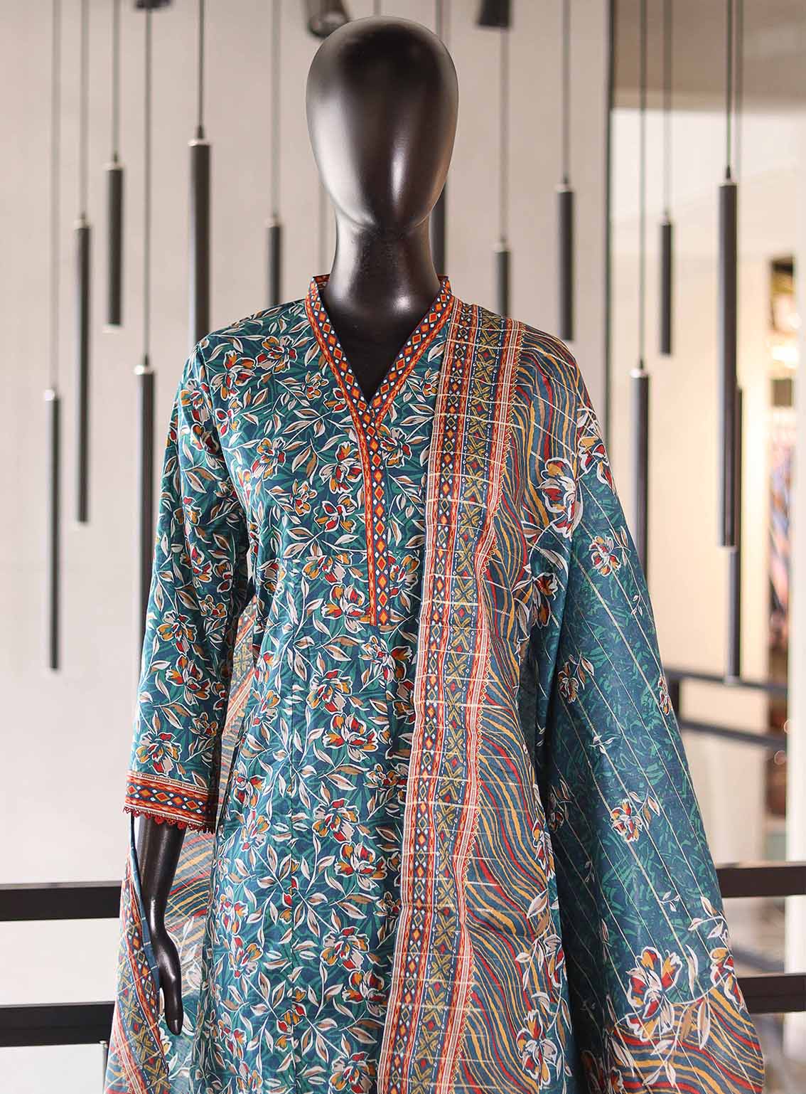 Bin Saeed Digital Printed Lawn Suits Stitched 3 Piece - BS25DPL RF03 Bin Saeed Digital Printed Lawn Suits Stitched 3 Piece - BS25DPL RF03